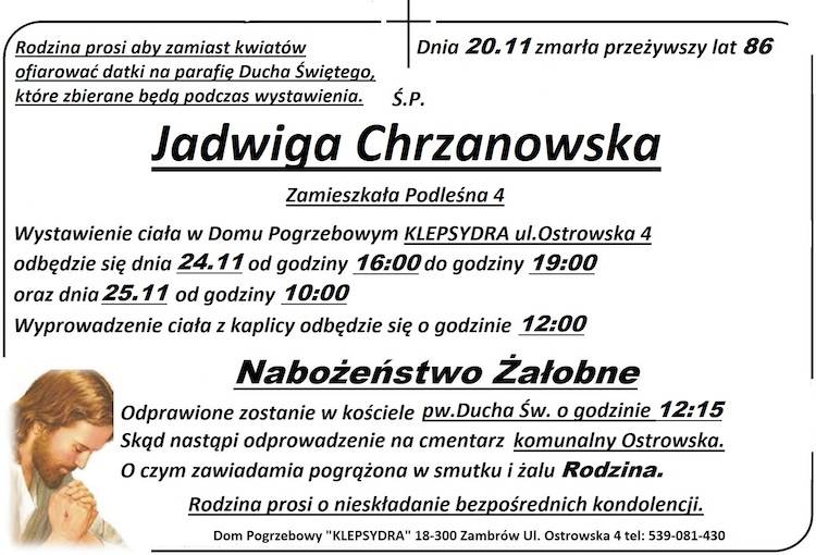 Jadwiga Chrzanowska