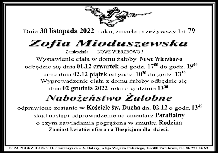 Zofia Mioduszewska