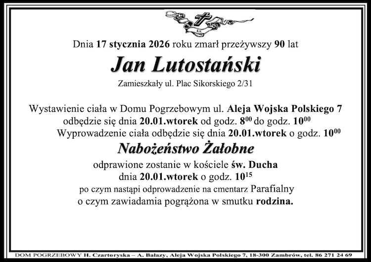 Jan Lutostański