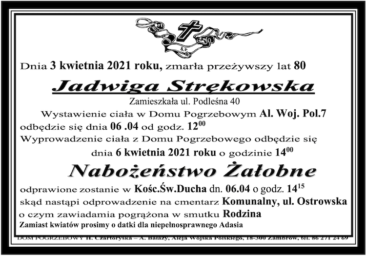 Jadwiga Strękowska