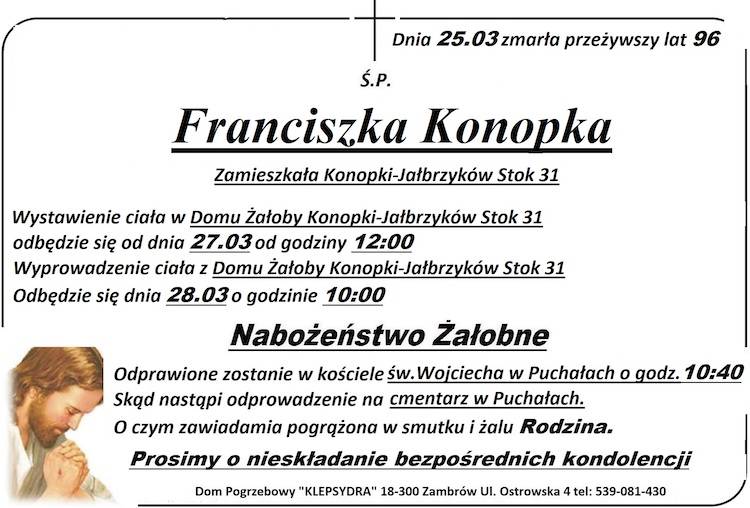 Franciszka  Konopka
