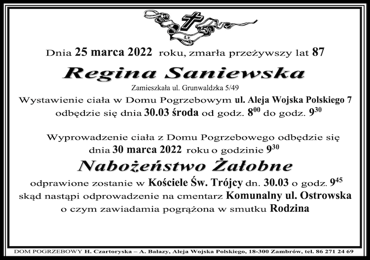 Regina Saniewska