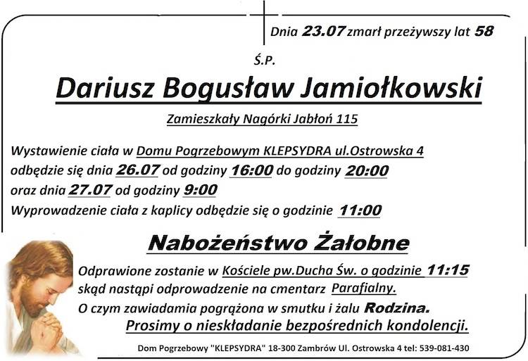 Dariusz Bogusław  Jamiołkowski