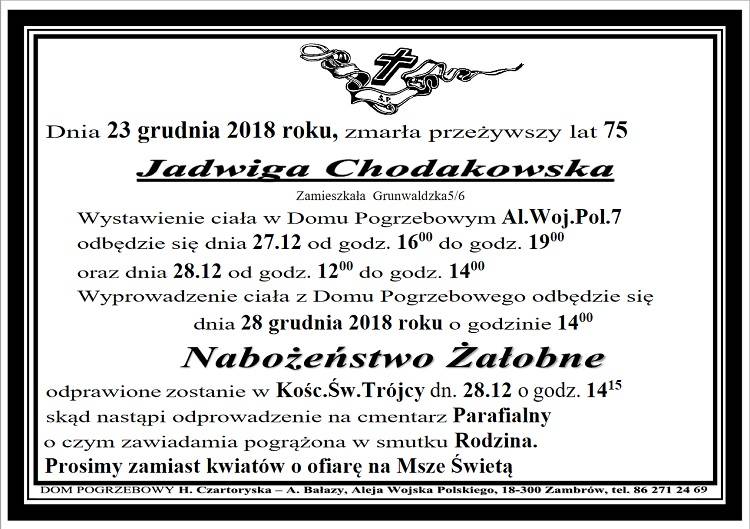 Jadwiga Chodakowska