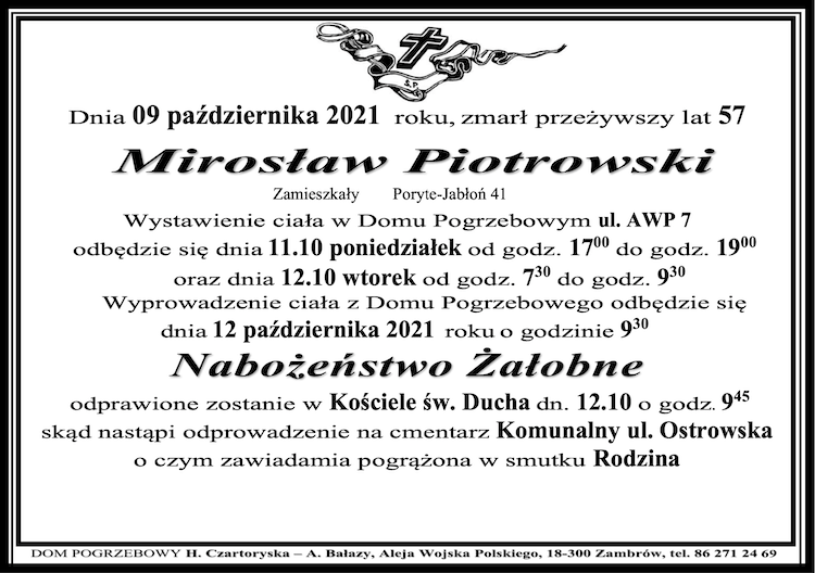 Mirosław  Piotrowski