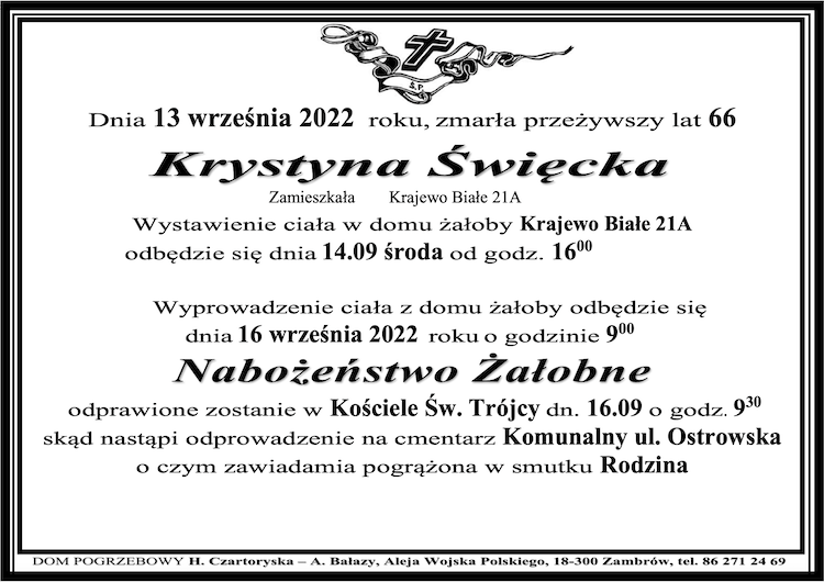 Krystyna Święcka