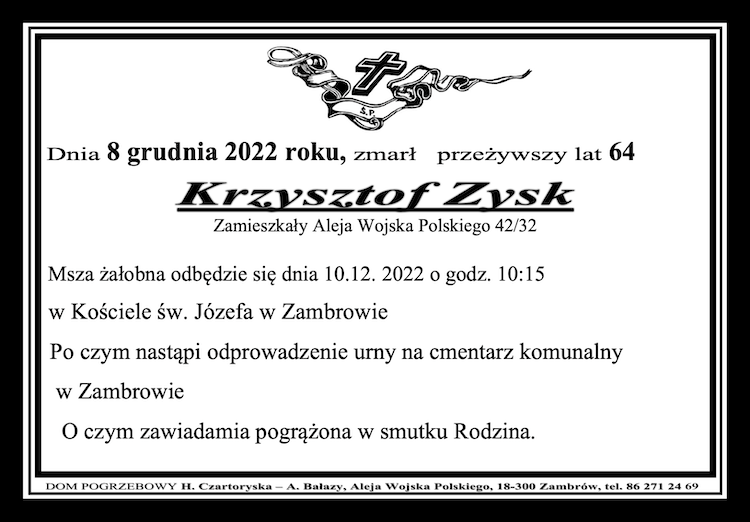 Krzysztof Zysk