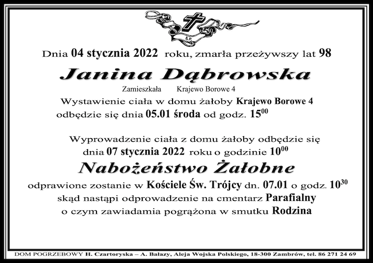 Janina Dąbrowska