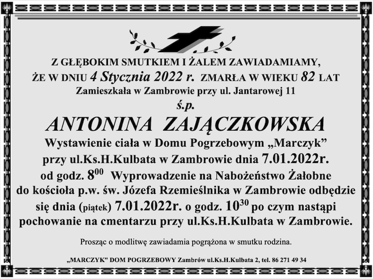 Antonina  Zajączkowska