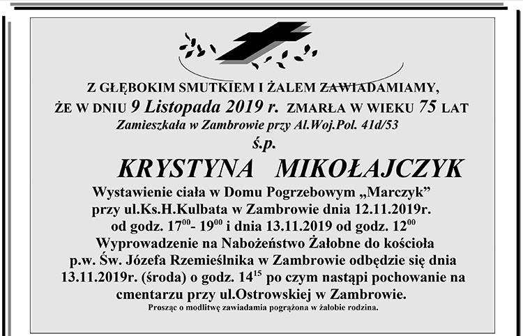 Krystyna Mikołajczyk