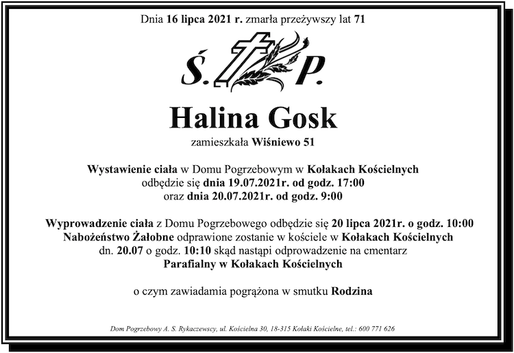 Halina Gosk