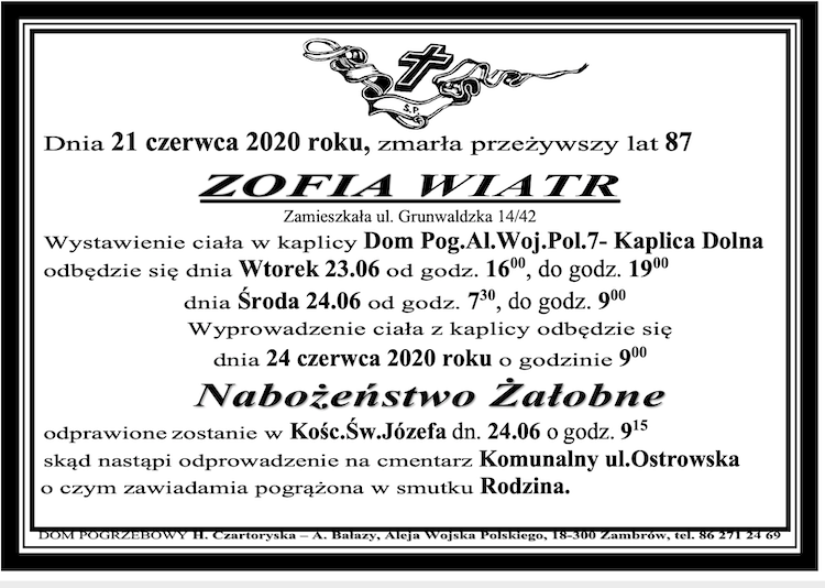 Zofia Wiatr