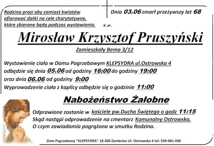 Mirosław Krzysztof Pruszyński