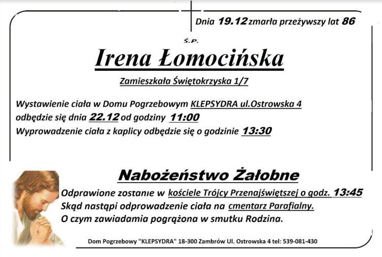 Irena Łomocińska