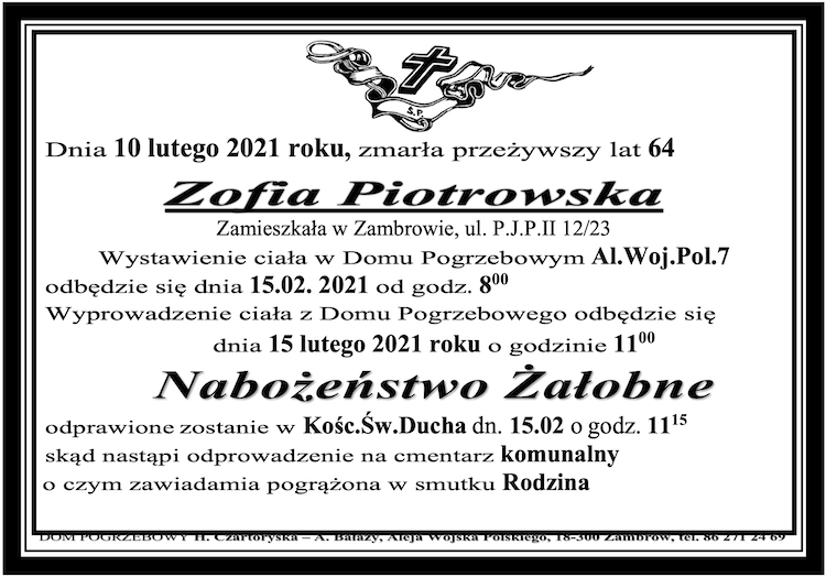 Zofia Piotrowska