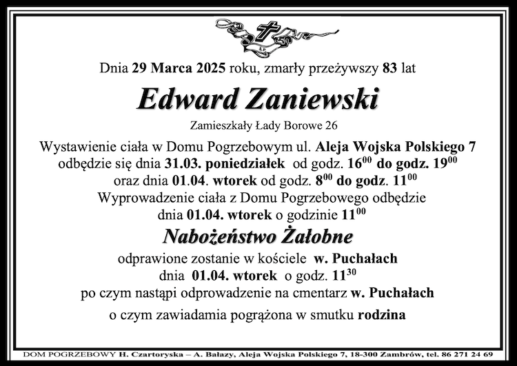 Edward Zaniewski