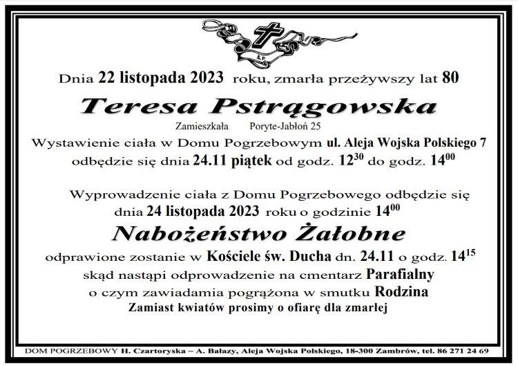 Teresa Pstrągowska
