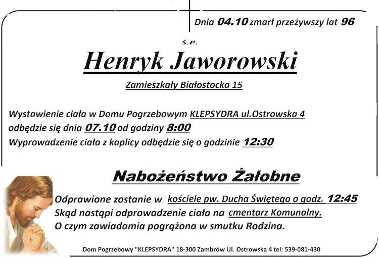 Henryk Jaworowski