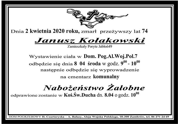 Janusz Kołakowski
