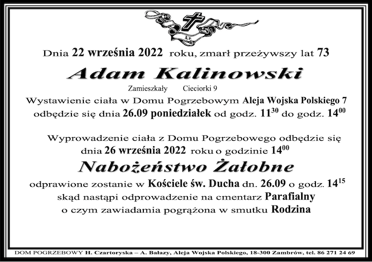 Adam Kalinowski
