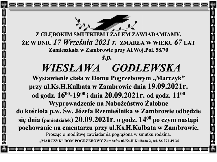 Wiesława  Godlewska