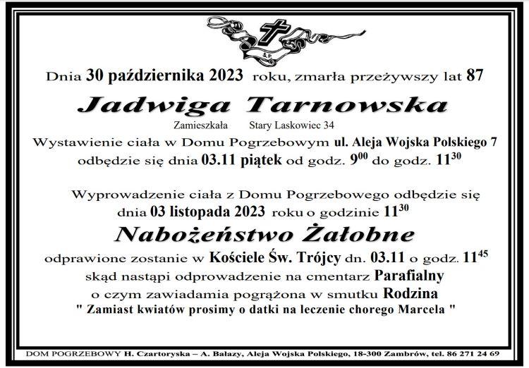 Jadwiga Tarnowska