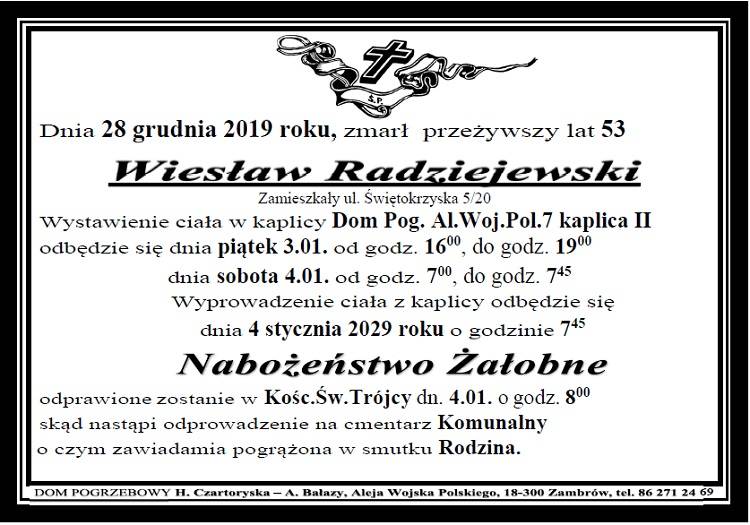 Wiesław Radziejewski