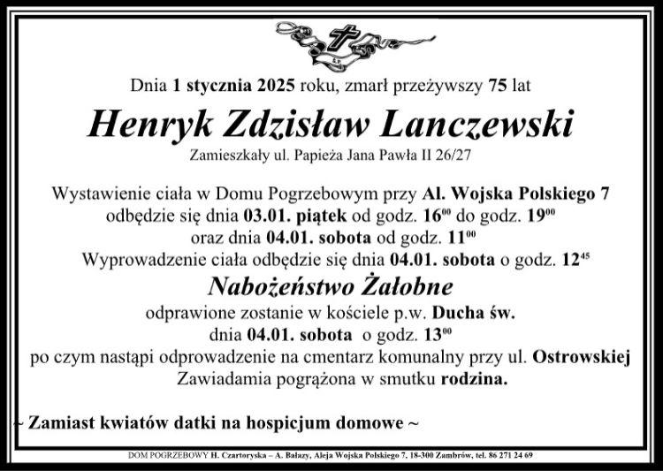 Henryk Zdzisław Lanczewski