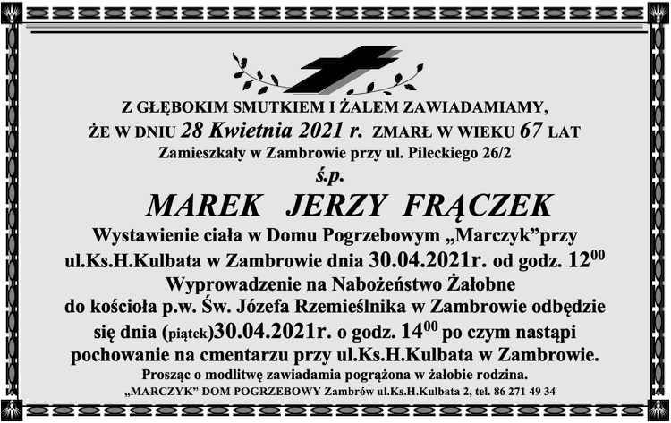 Marek Jerzy Frączek