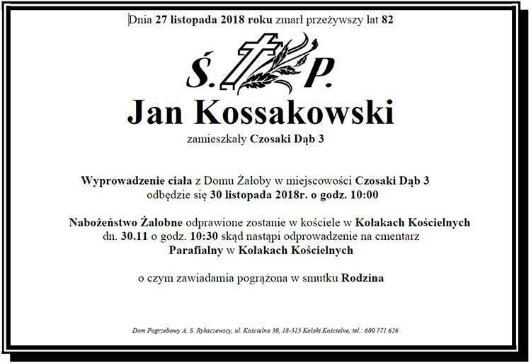 Jan Kossakowski