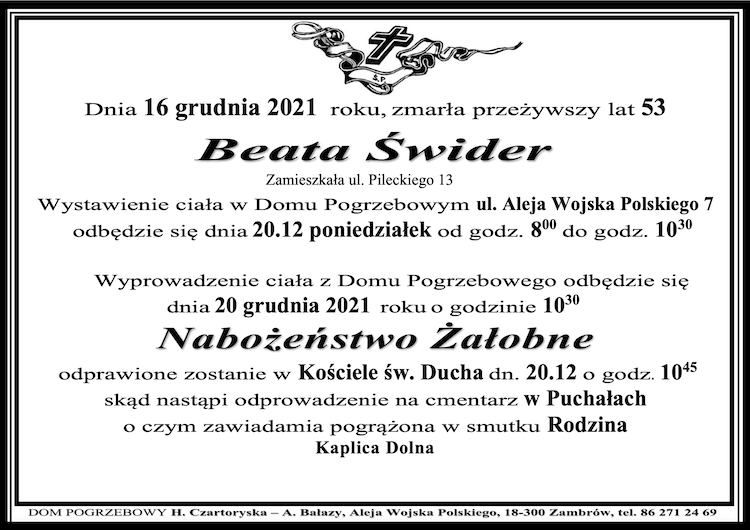 Beata Świder