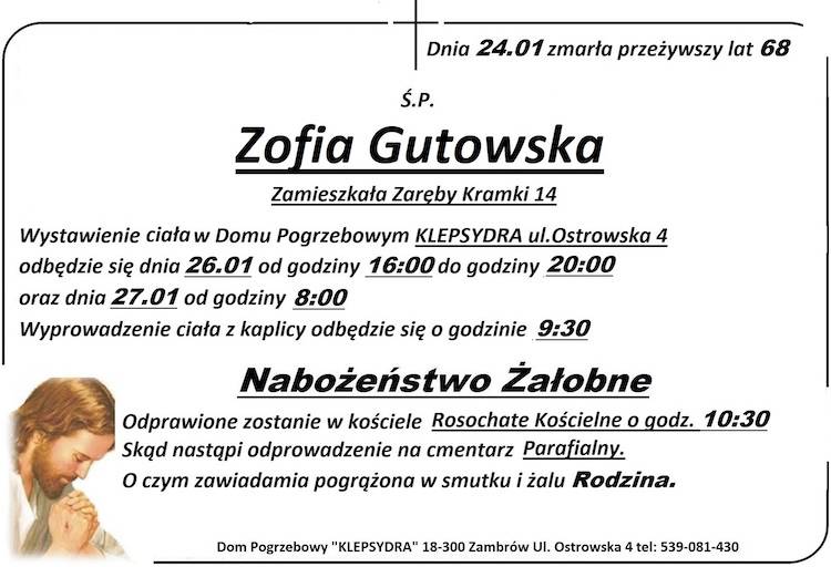 Zofia Gutowska