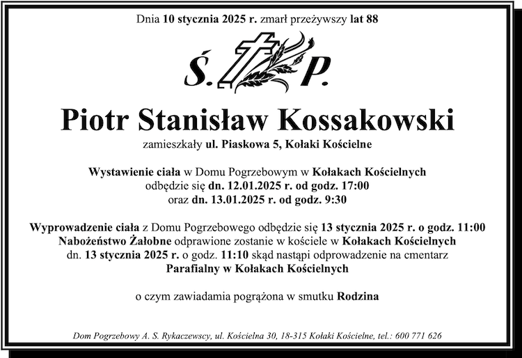 Piotr Stanisław Kossakowski