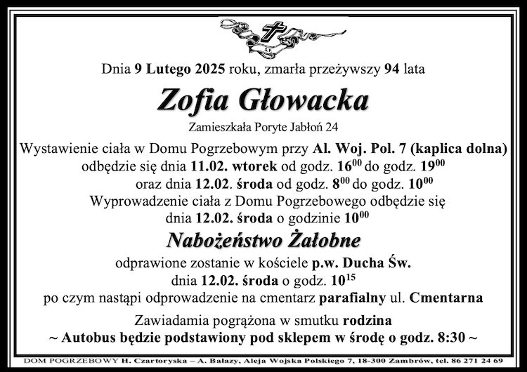Zofia Głowacka