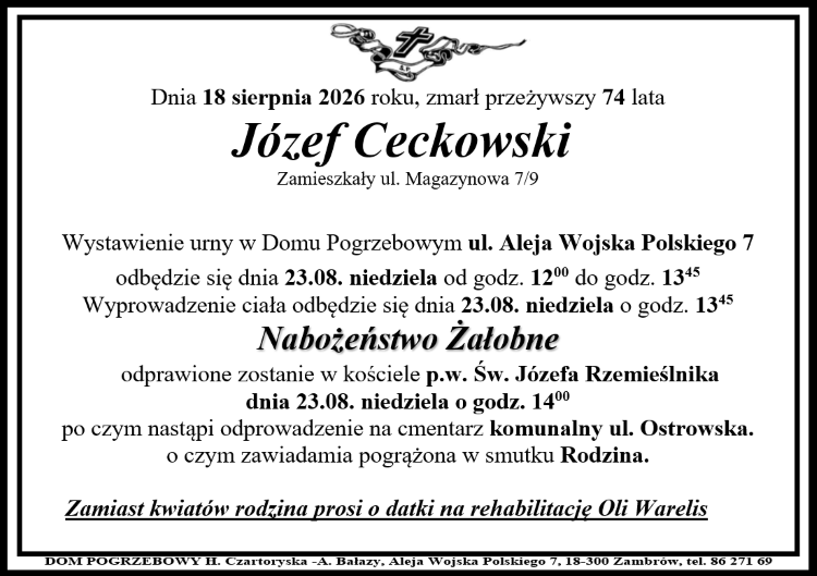 Józef Ceckowski