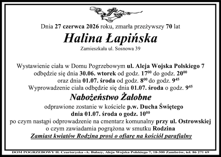 Halina Łapińska