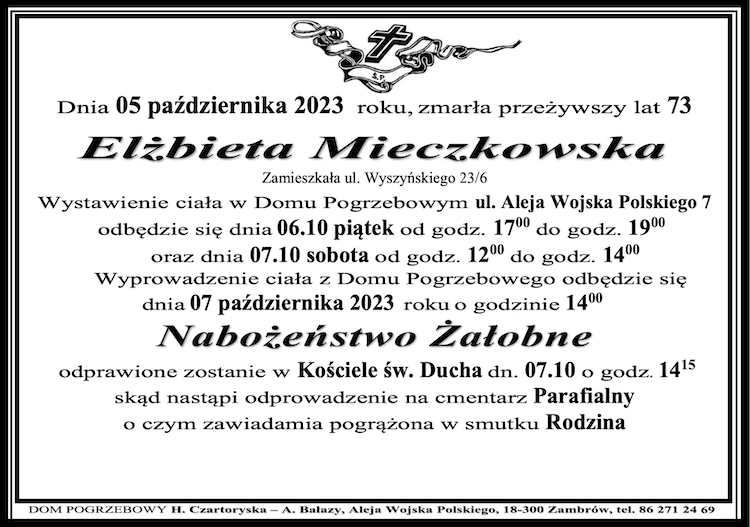 Elżbieta Mieczkowska