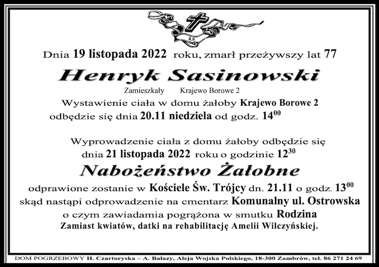 Henryk Sasinowski