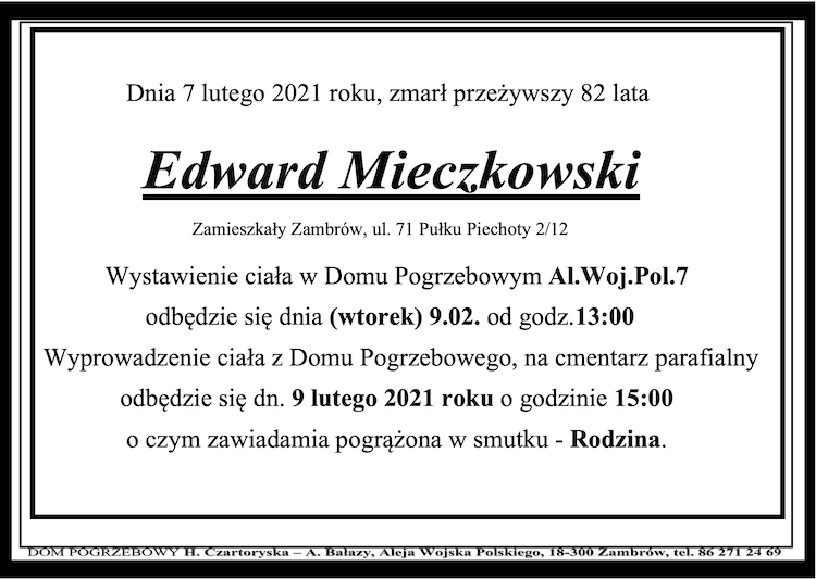Edward Mieczkowski