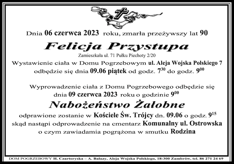 Felicja Przystupa