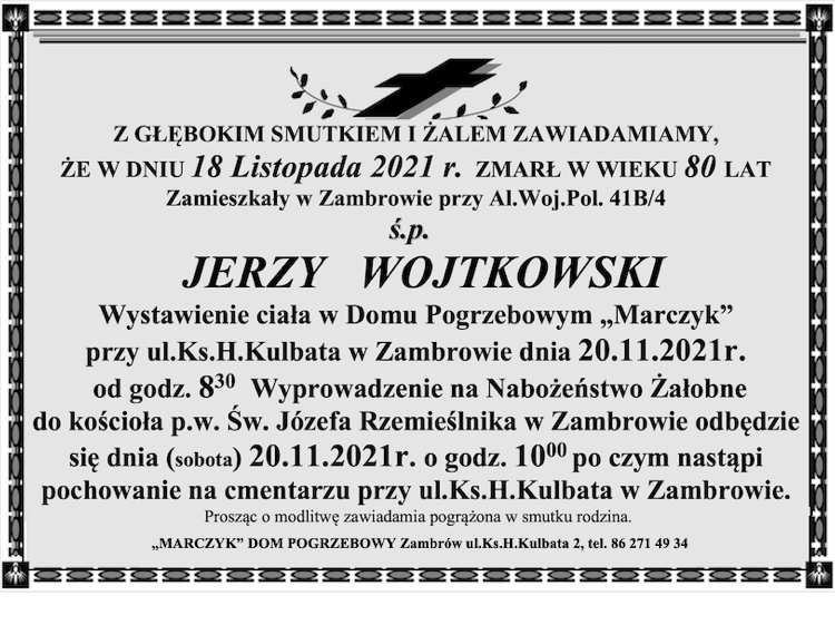  Jerzy  Wojtkowski