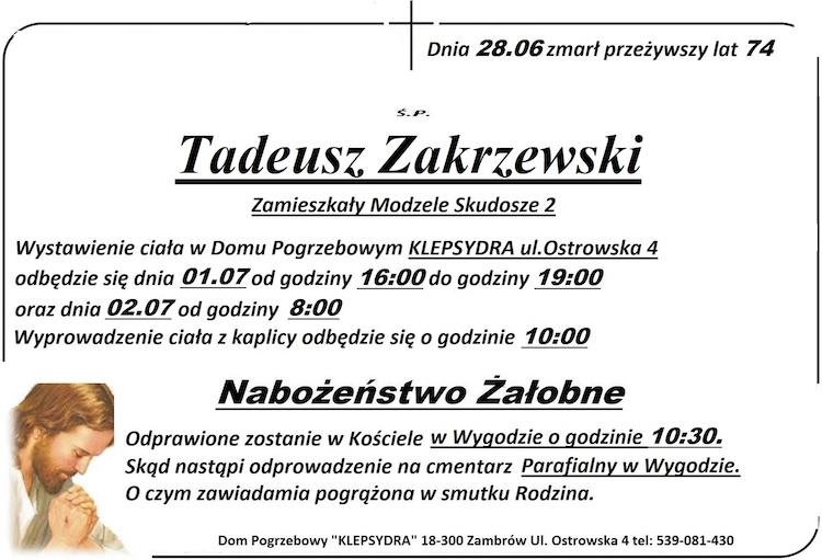 Tadeusz Zakrzewski