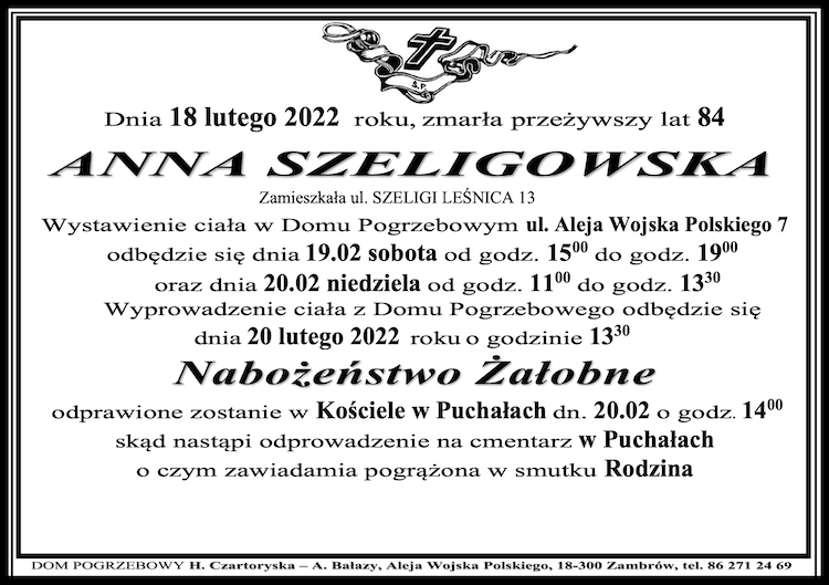 Anna  Szeligowska