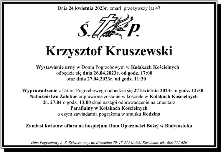 Krzysztof Kruszewski