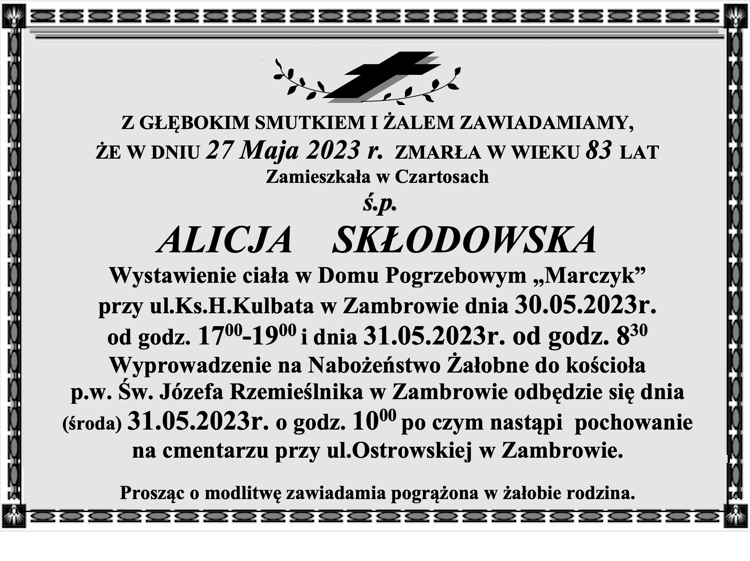 Alicja Skłodowska