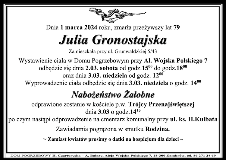Julia Gronostajska