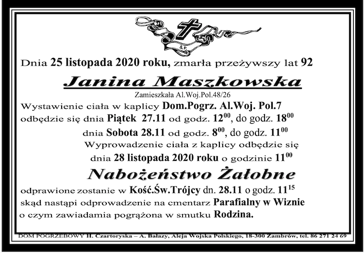 Janina Maszkowska