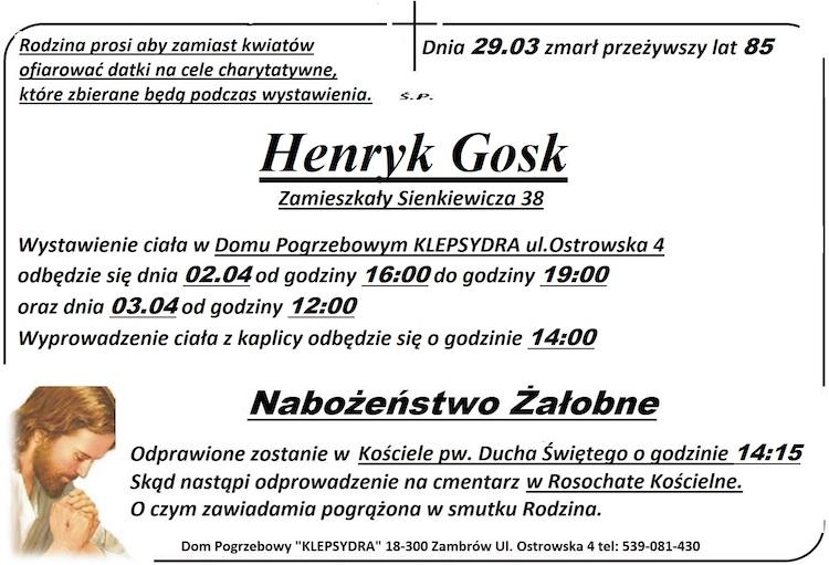 Henryk Gosk
