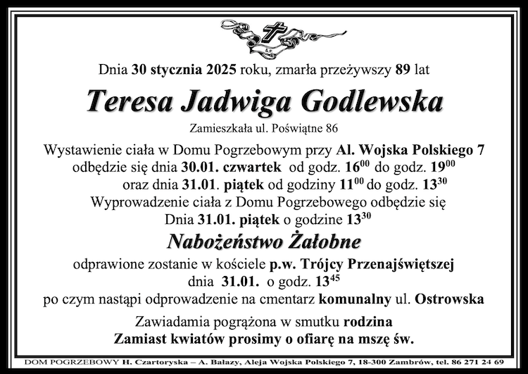 Teresa Jadwiga Godlewska