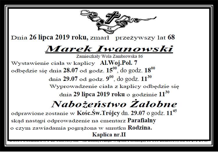 Marek Iwanowski